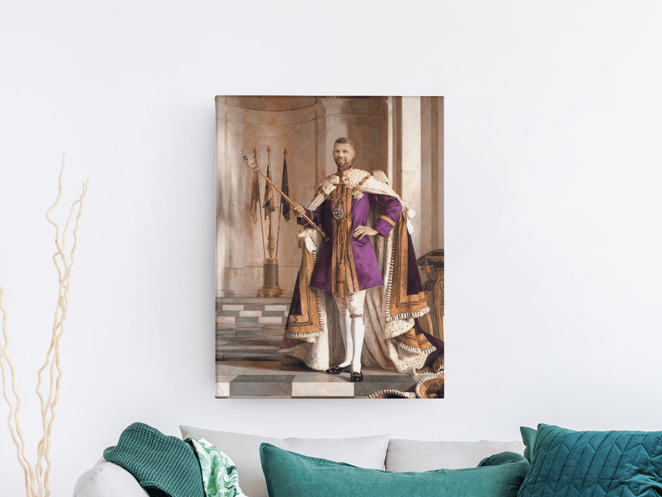 Koning George VI - Custom Canvas
