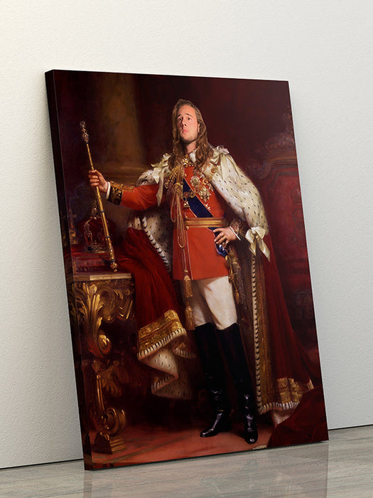 Rey Eduardo VII - lienzo personalizado