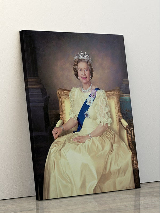 Queen Elizabeth II - lienzo personalizado