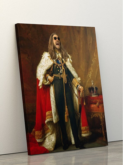 King George V - lienzo personalizado