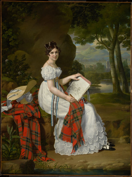 Schotse vrouw - Custom Canvas