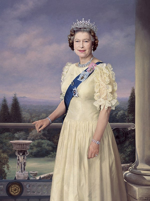 Reina Isabel II (i) - Cartel personalizado
