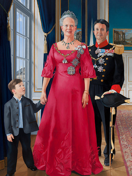 Familie portret Louisa - Custom Kussen